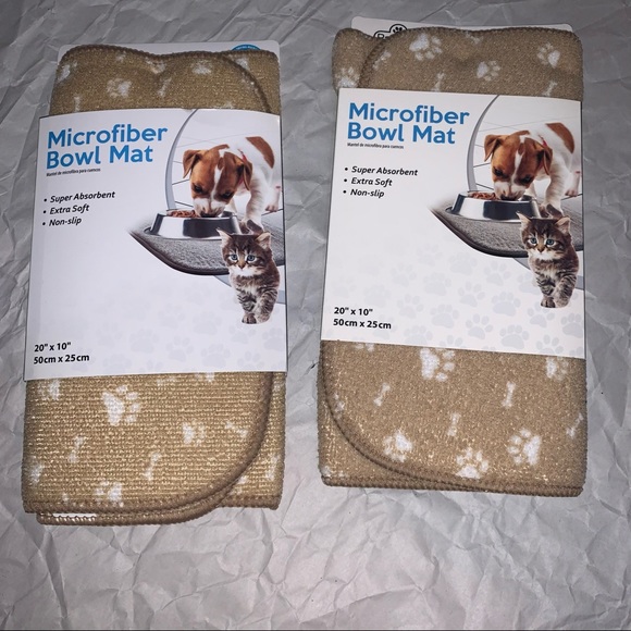 2 x Microfiber bowl mats - Picture 1 of 3